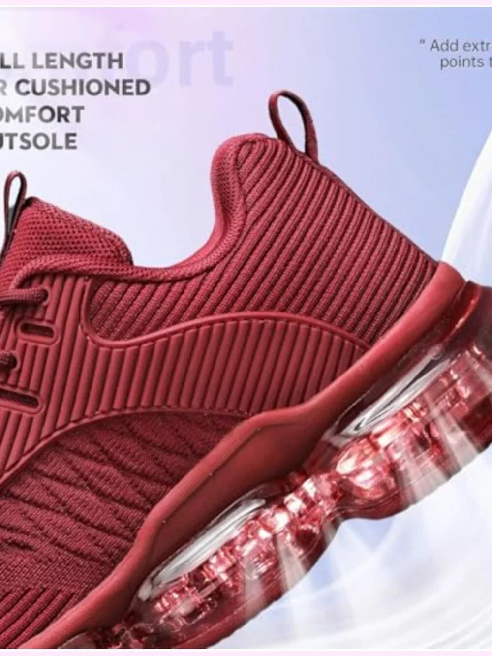 Women's Walking Running Shoes Air Cushion Fashion Sneakers Breathable Sport Gym